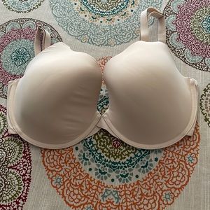 SOMA INTIMATES VANISHING BACK FULL COVERAGE WIRED CREAM S: 34G NWOT